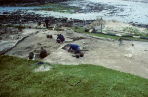 Udal, North Uist. Archaeologists and volunteers at work