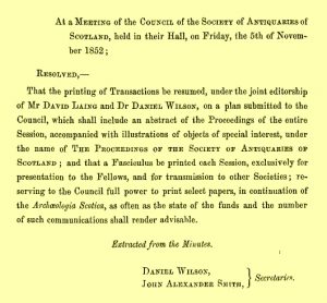 Introductory text to the first volume of the Proceedings, published 1851
