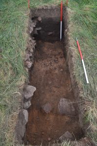 The Houff excavation trench 