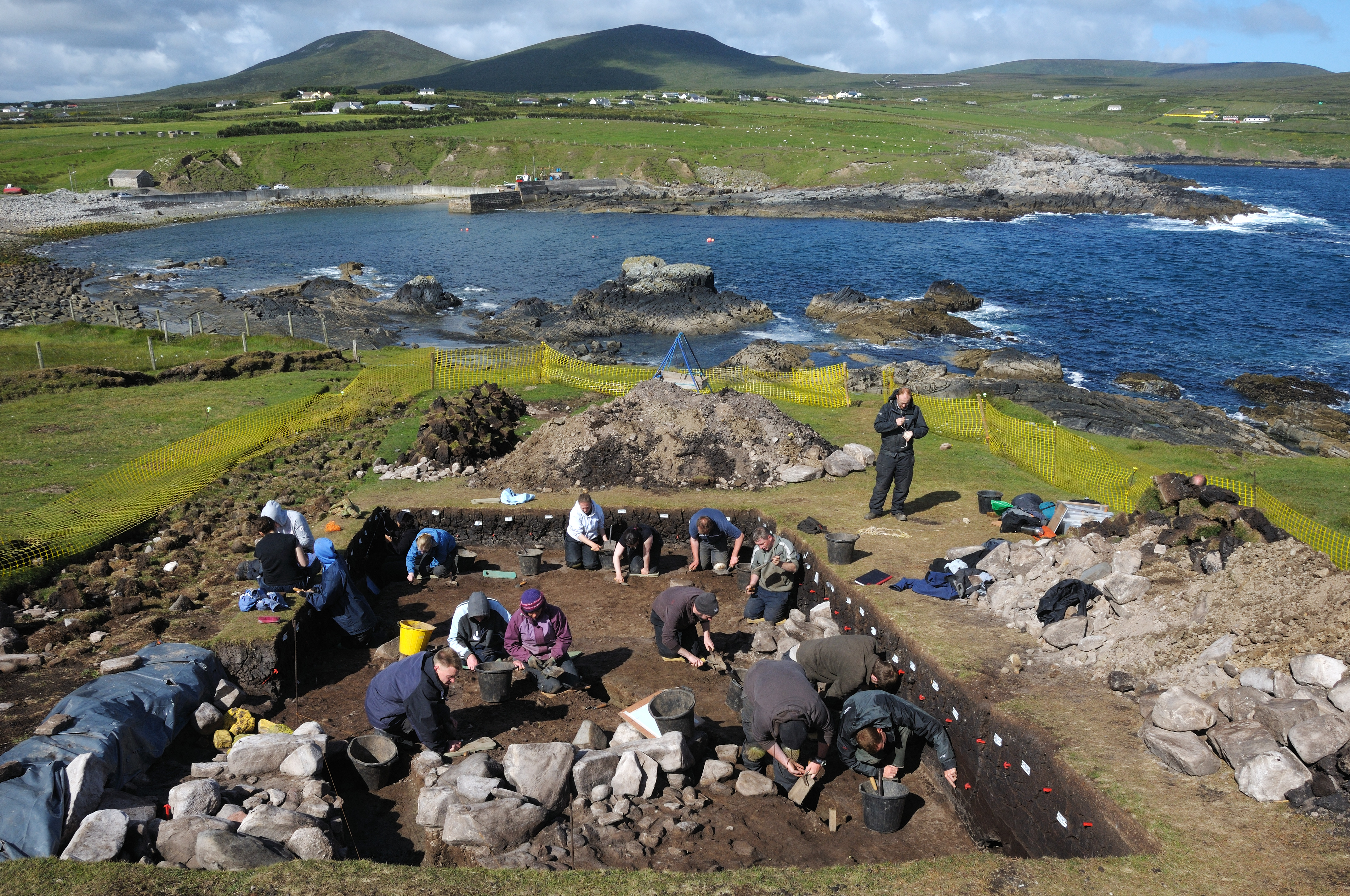Excavations of Mesolithic and Neolithic site at Belderrig, Co. Mayo
