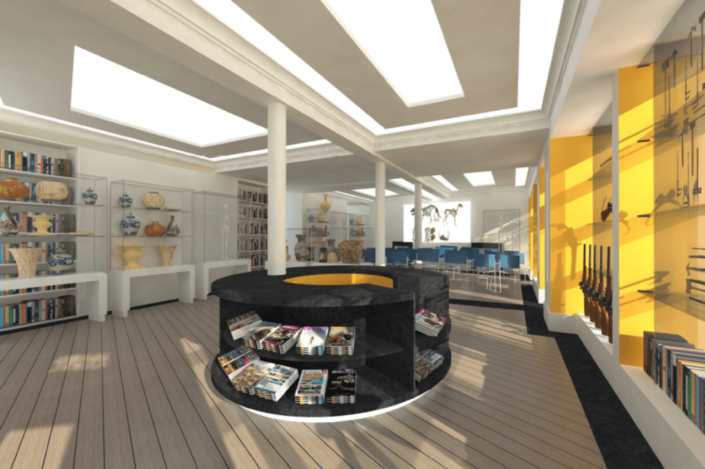 Interior image of a heritage space