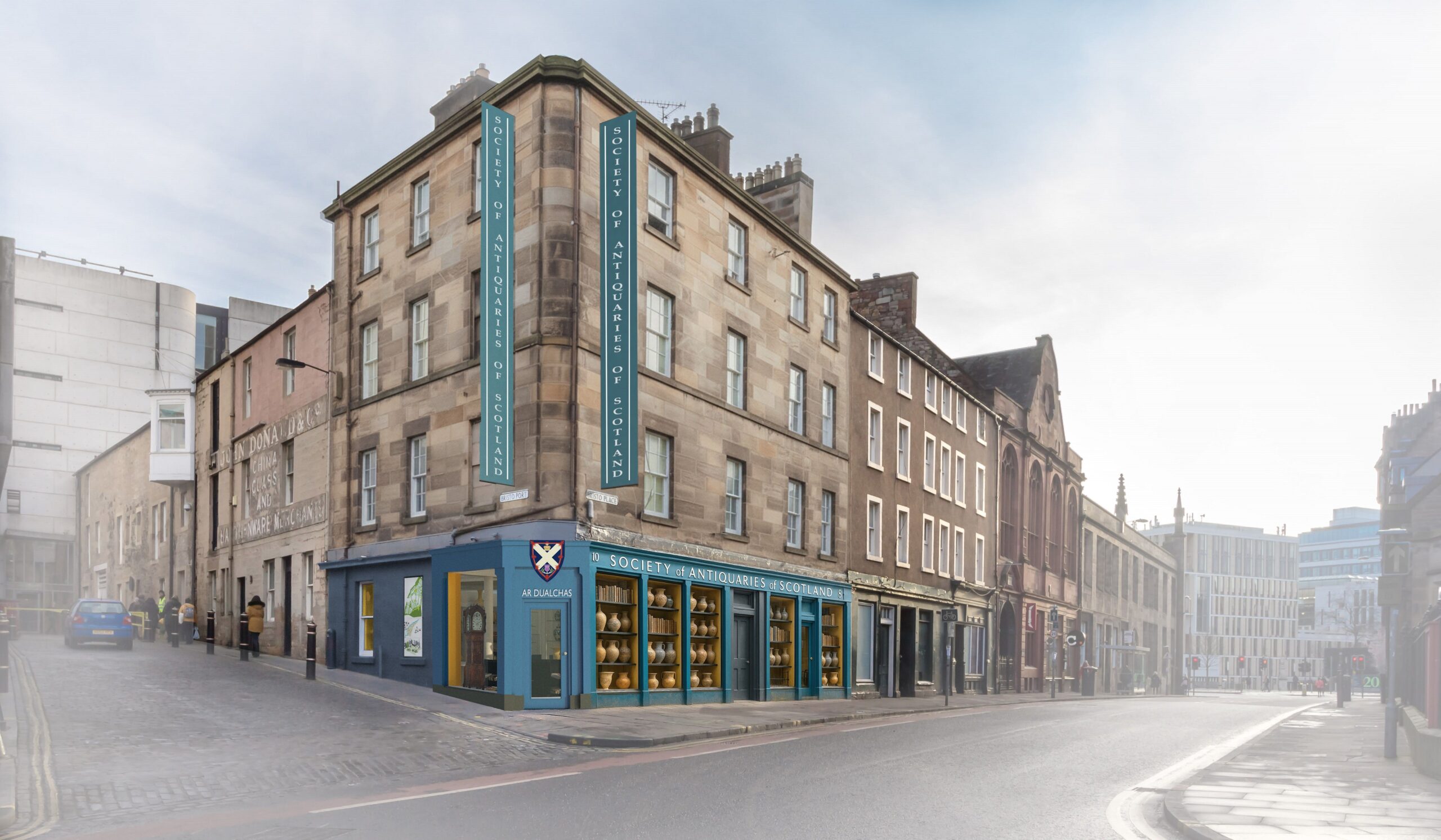 Artists impression of exterior of the proposed heritage hub