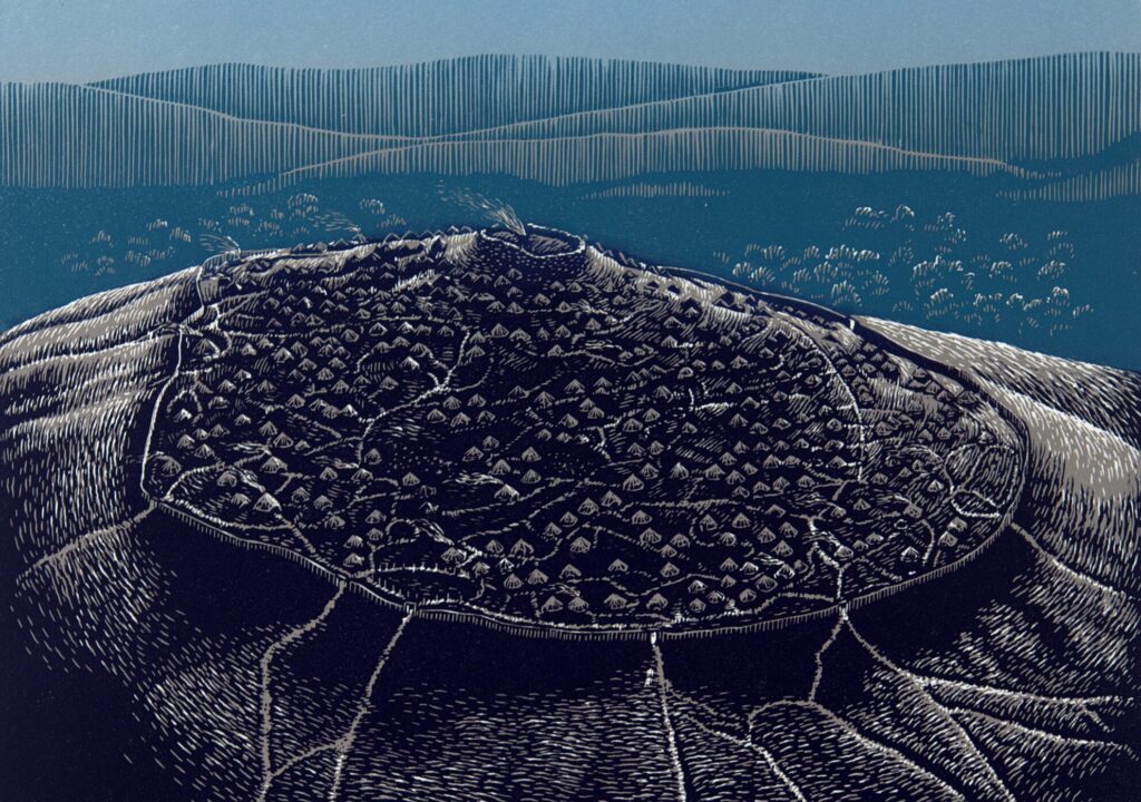 Illustration of a Pictish hillfort