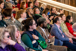 Several people in an audience